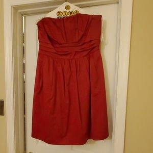 Red David's Bridal Cocktail Dress